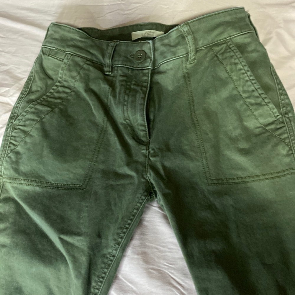 Olive green loft bottoms